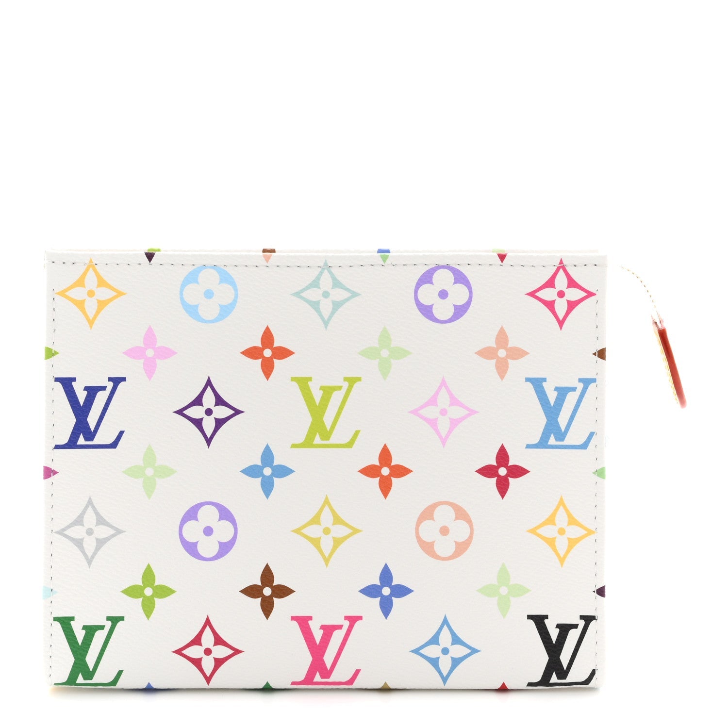 LV X TM Monogram Multicolor Toiletry Pouch 19  White
