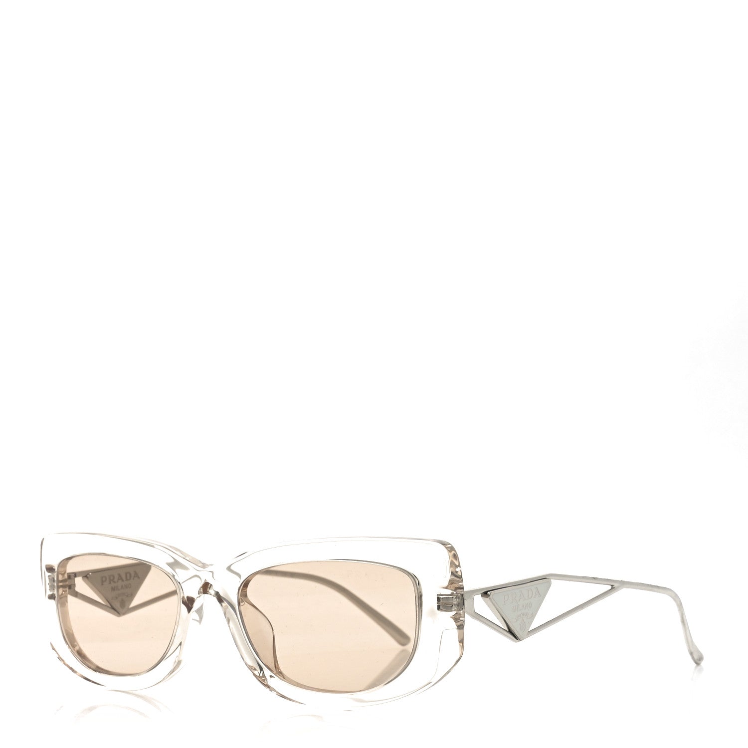 Acetate Sunglasses SPR 14YS Crystal Beige