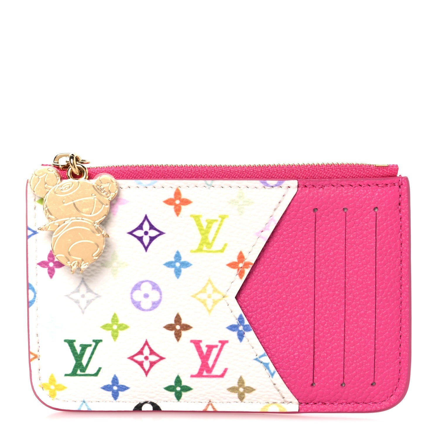 LV X TM Monogram Romy Card Holder Kawaii Pink