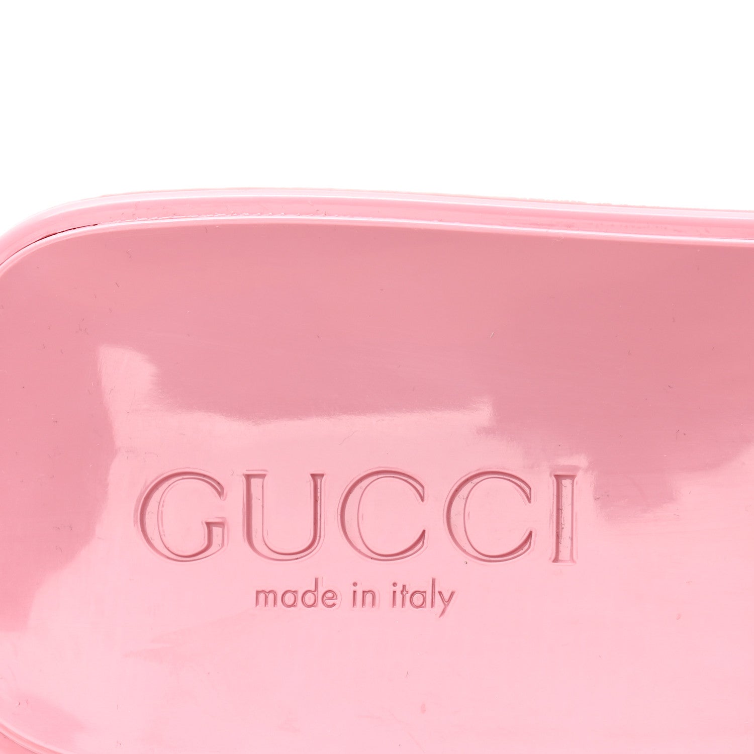 Rubber Gucci Logo Womens Platform 20/60mm Slide Sandals 37 Wild Rose
