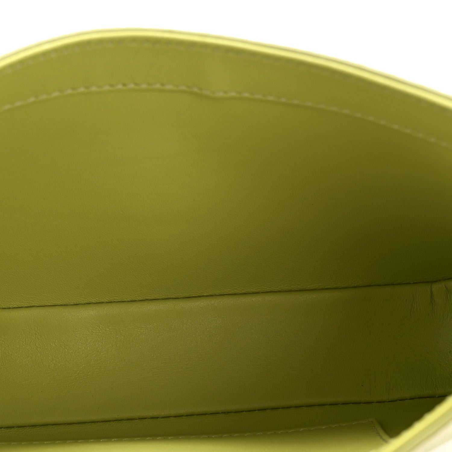 Calfskin Lizard Embossed Le 5 A 7 Mini Hobo Dull Lime