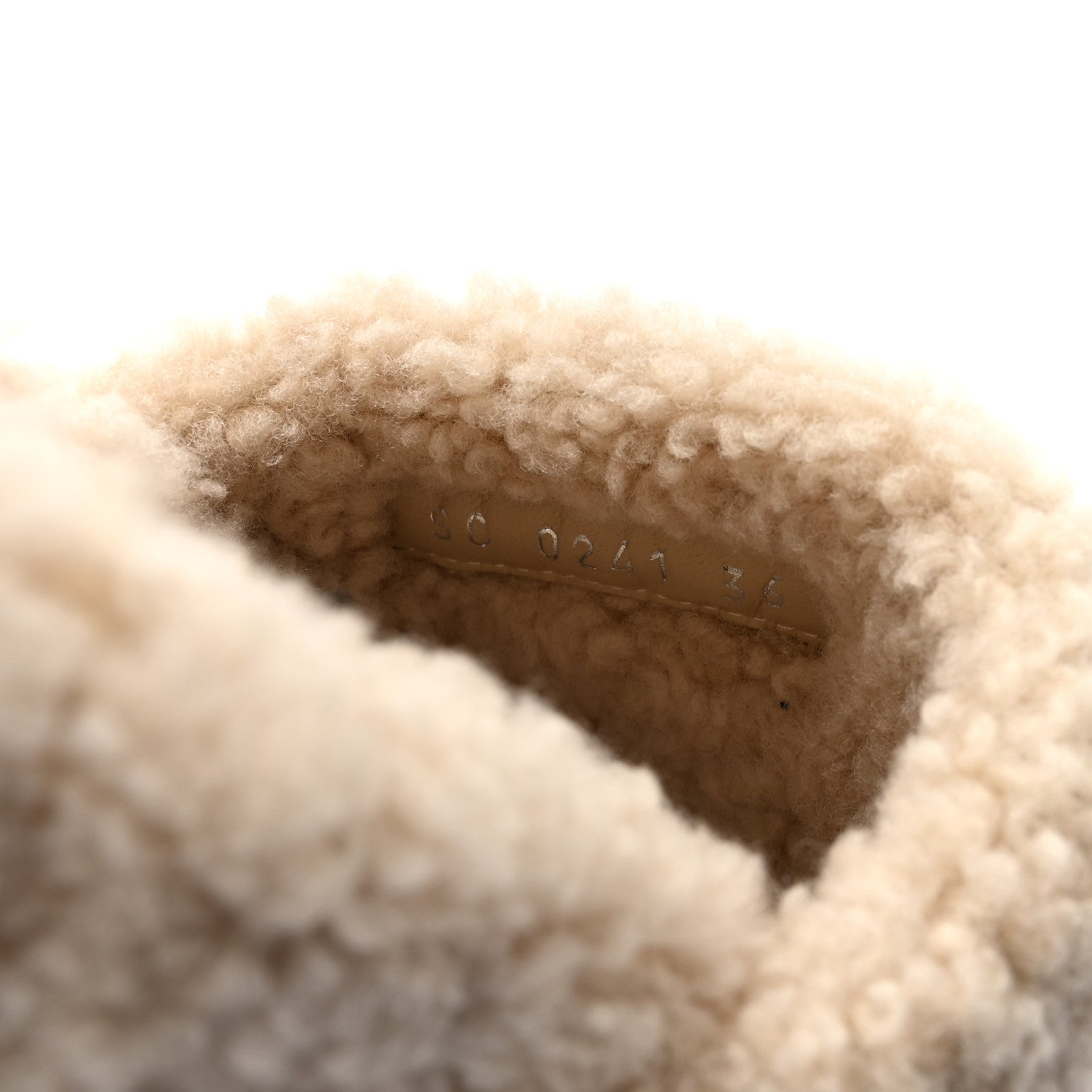 Shearling Paseo Flat Comfort Mule 36 Beige