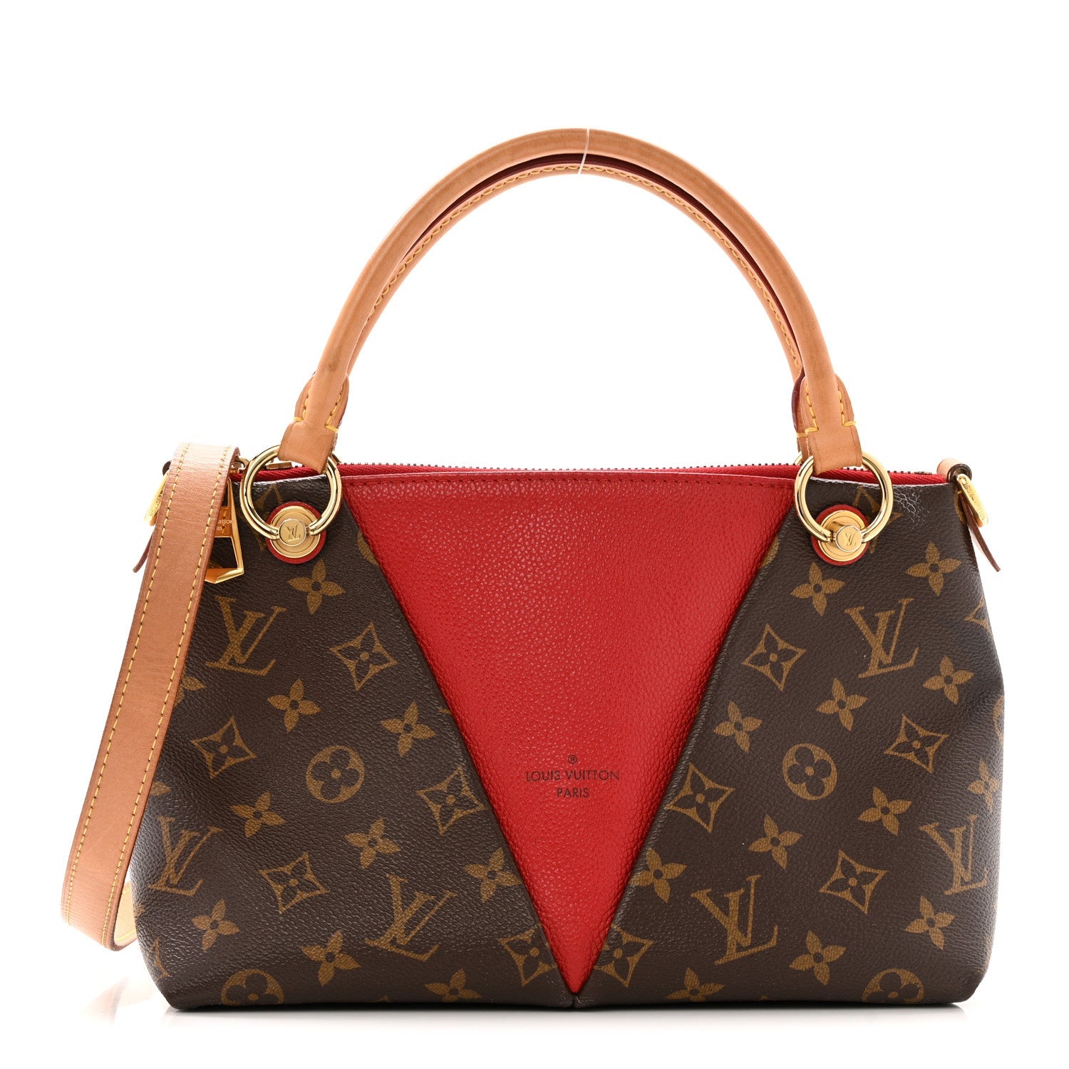 Monogram V Tote BB Cherry