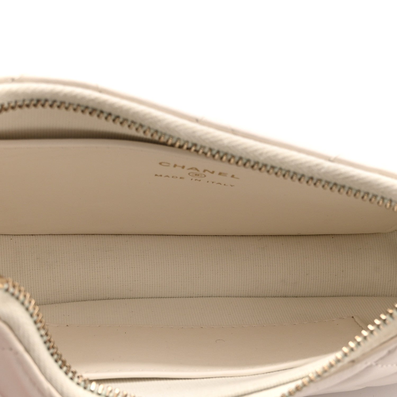 Aged Calfskin Quilted Small Chanel 19 Hobo White