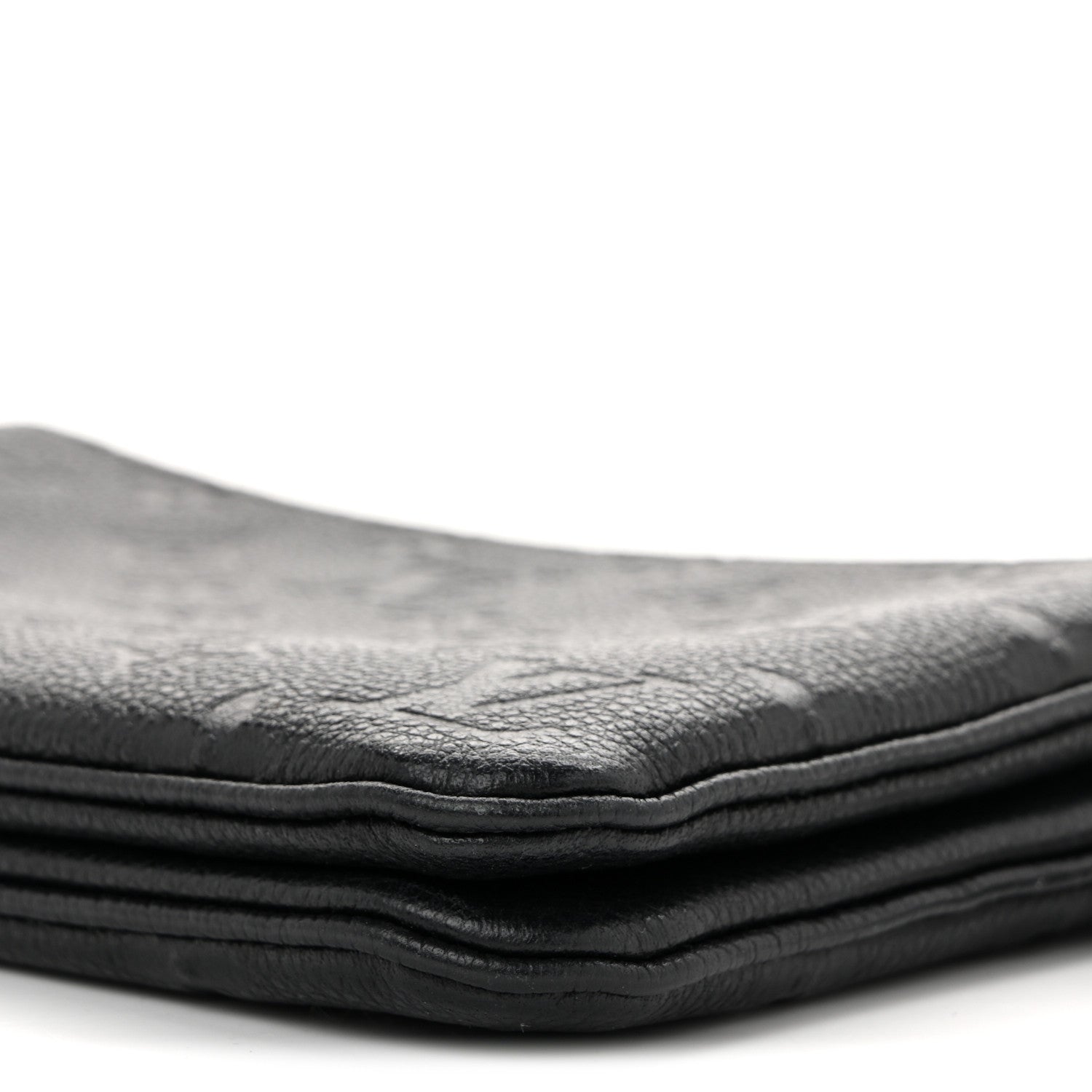 Empreinte Double Zip Pochette Black