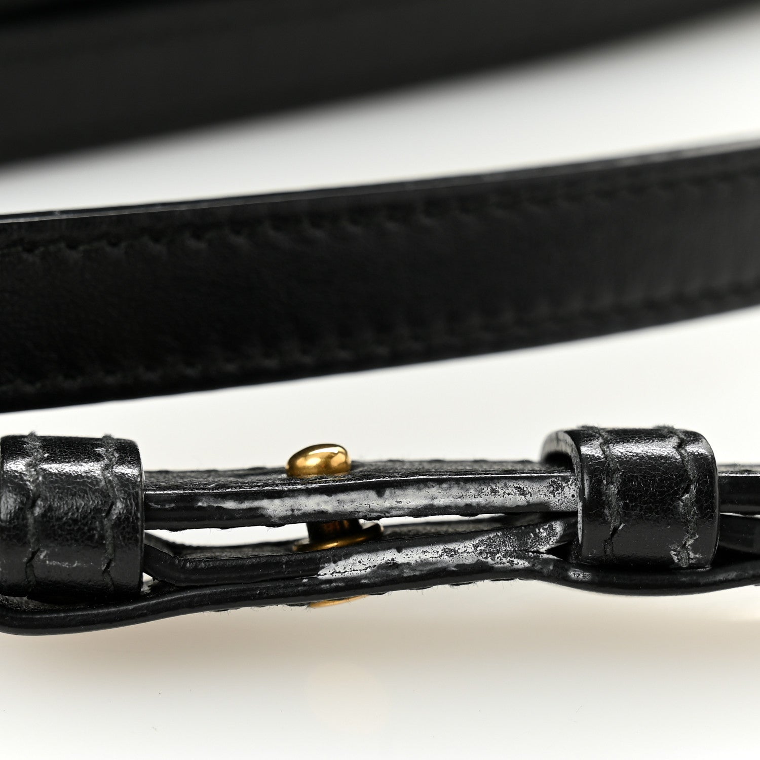 Calfskin Matelasse Small GG Marmont Chain Shoulder Bag Black