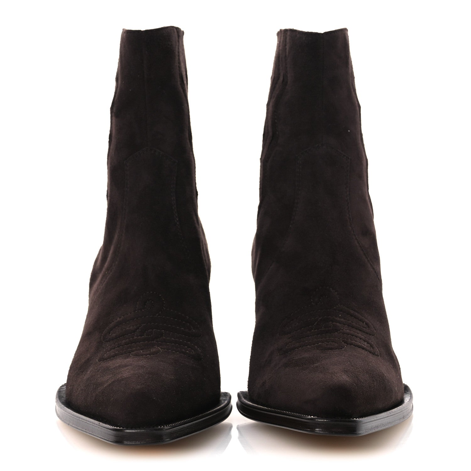 Suede Womens Vegas Ankle Boot 38.5 Marron Ebene