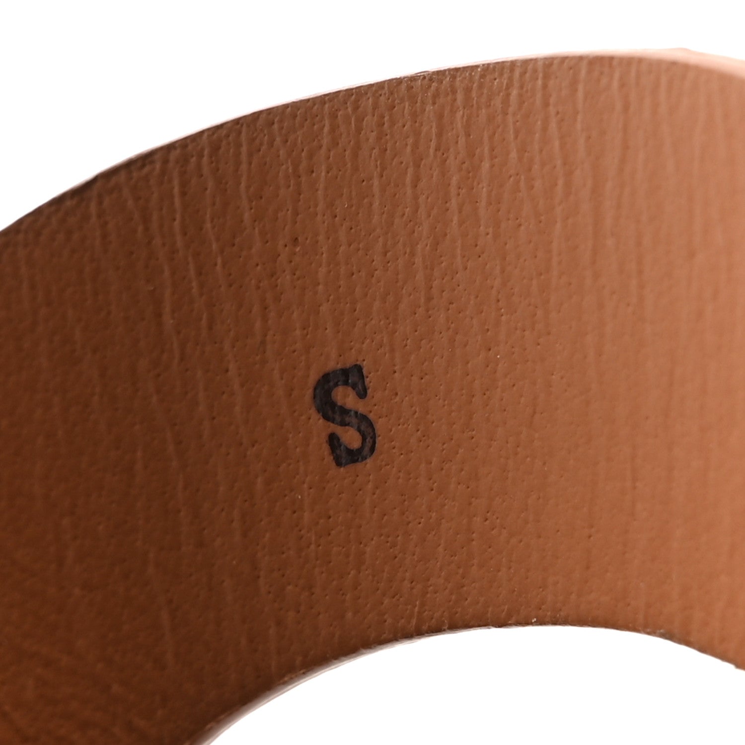 Raw Edged Calfskin Mona Sandals 36 Naturel