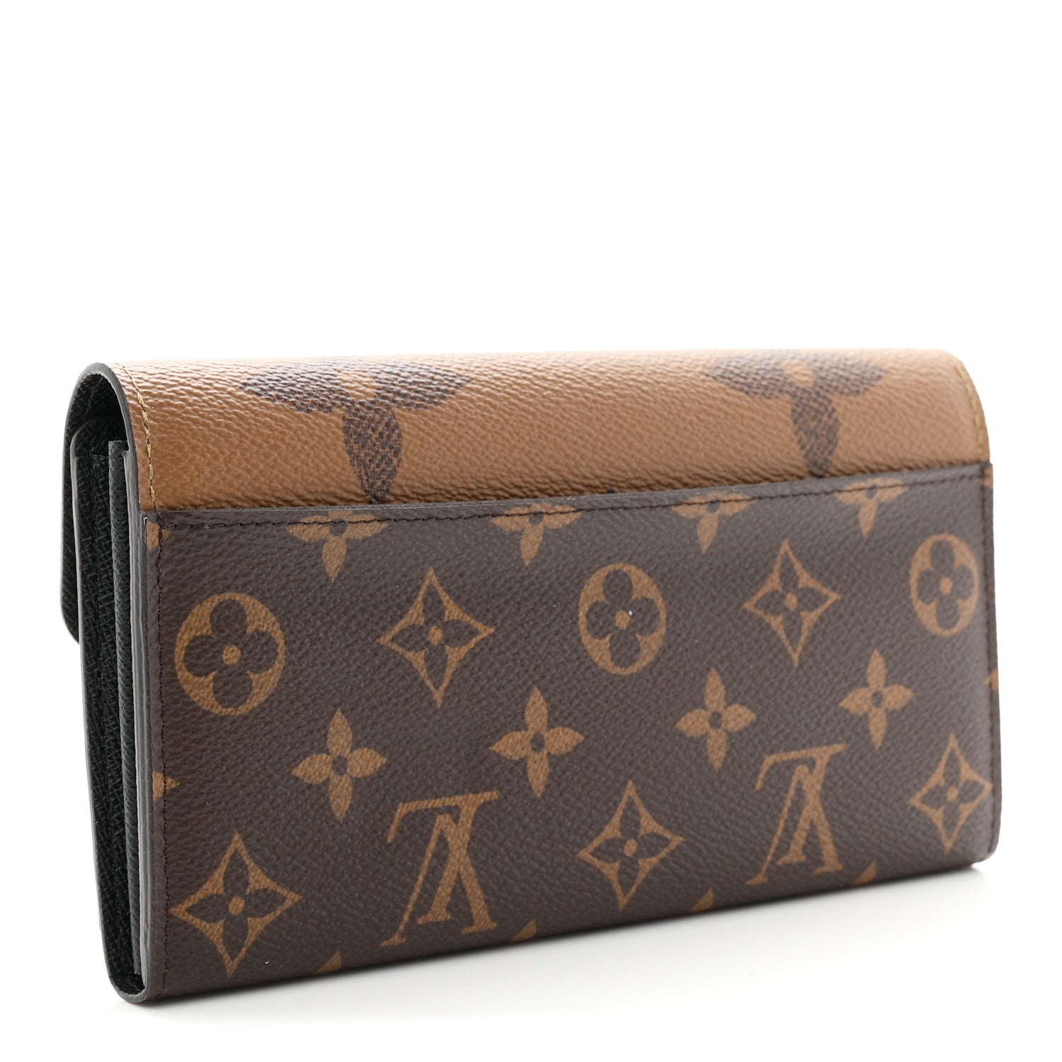 Reverse Monogram Giant Sarah Wallet