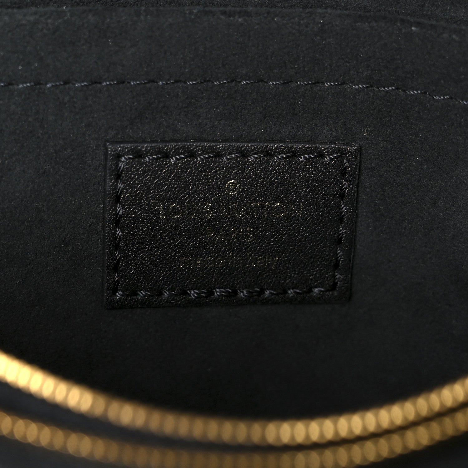 Calfskin LV New Wave Chain Bag Black