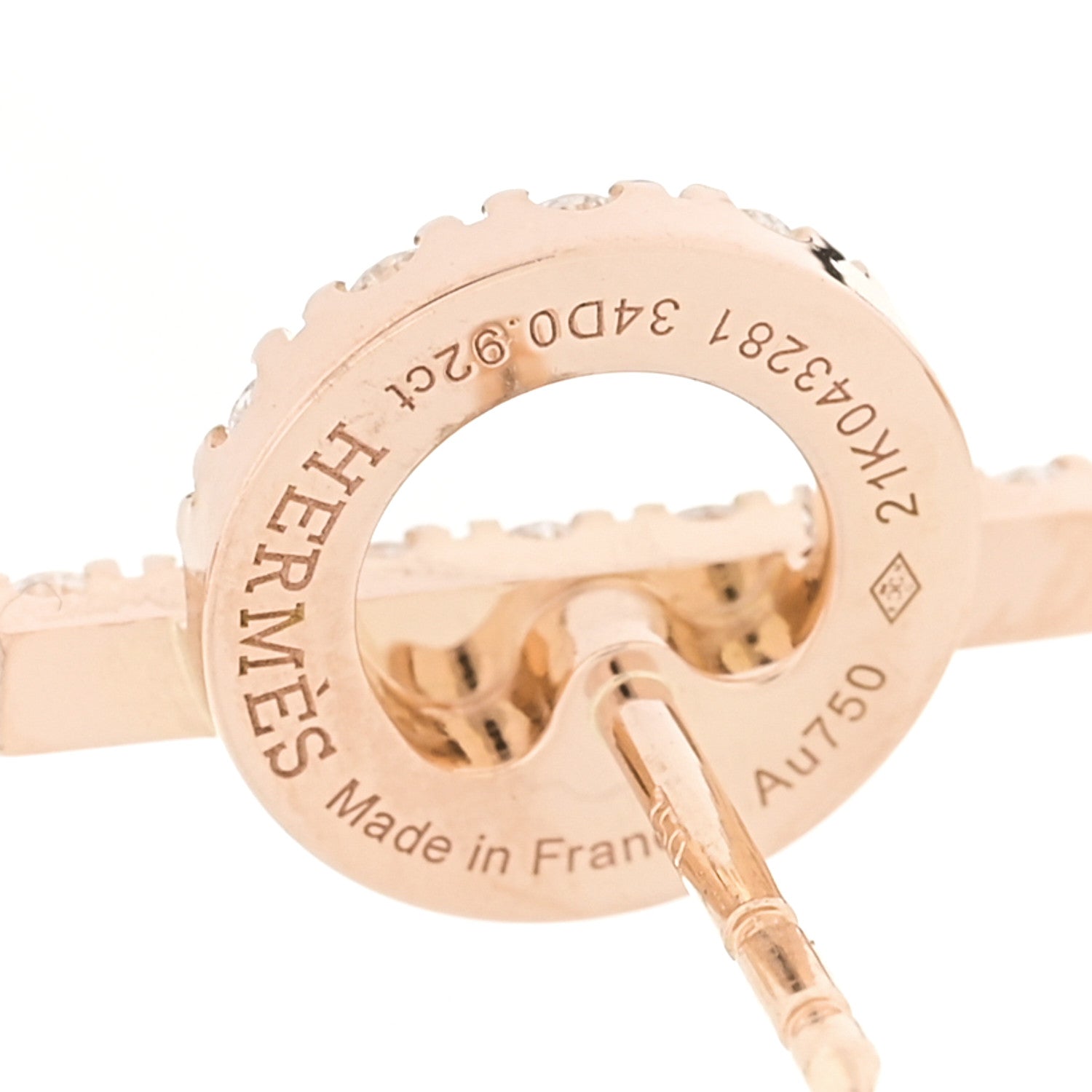 18K Rose Gold Diamond Finesse Earrings