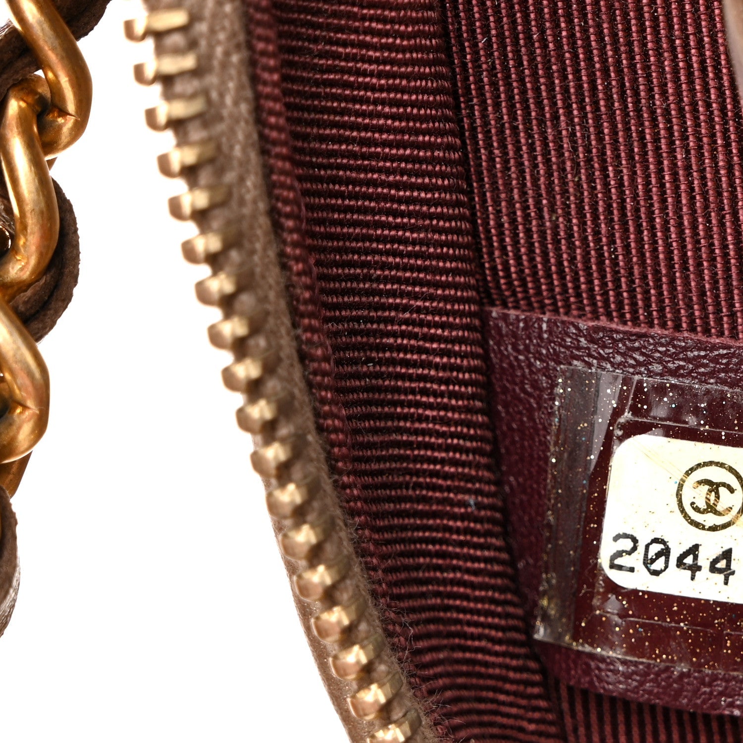 Metallic Lambskin Mini Coco Boy Camera Case Dark Gold