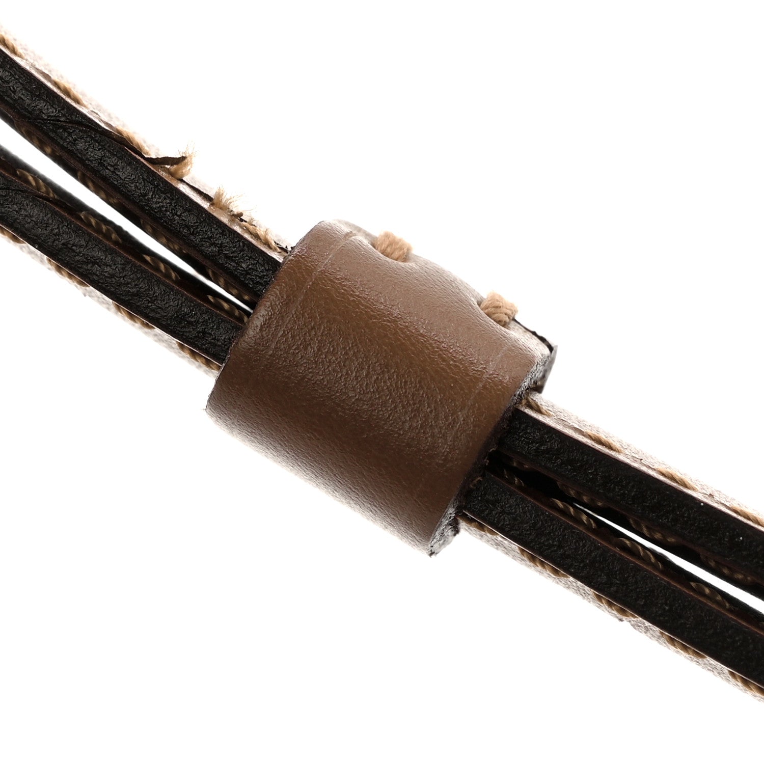 Calfskin 16mm Adjustable Shoulder Strap Brown Brown