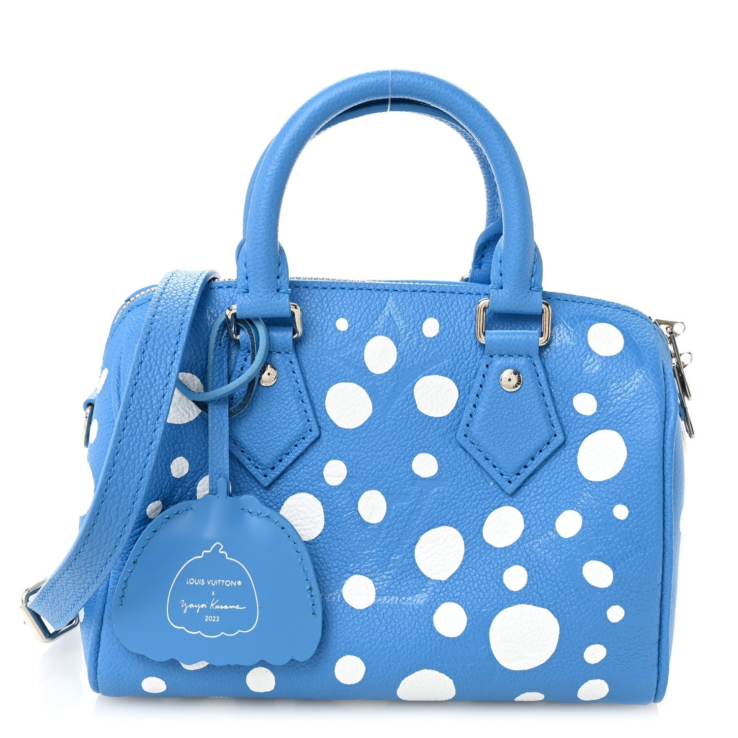 LV X YK Empreinte Speedy Bandouliere 20 Blue White