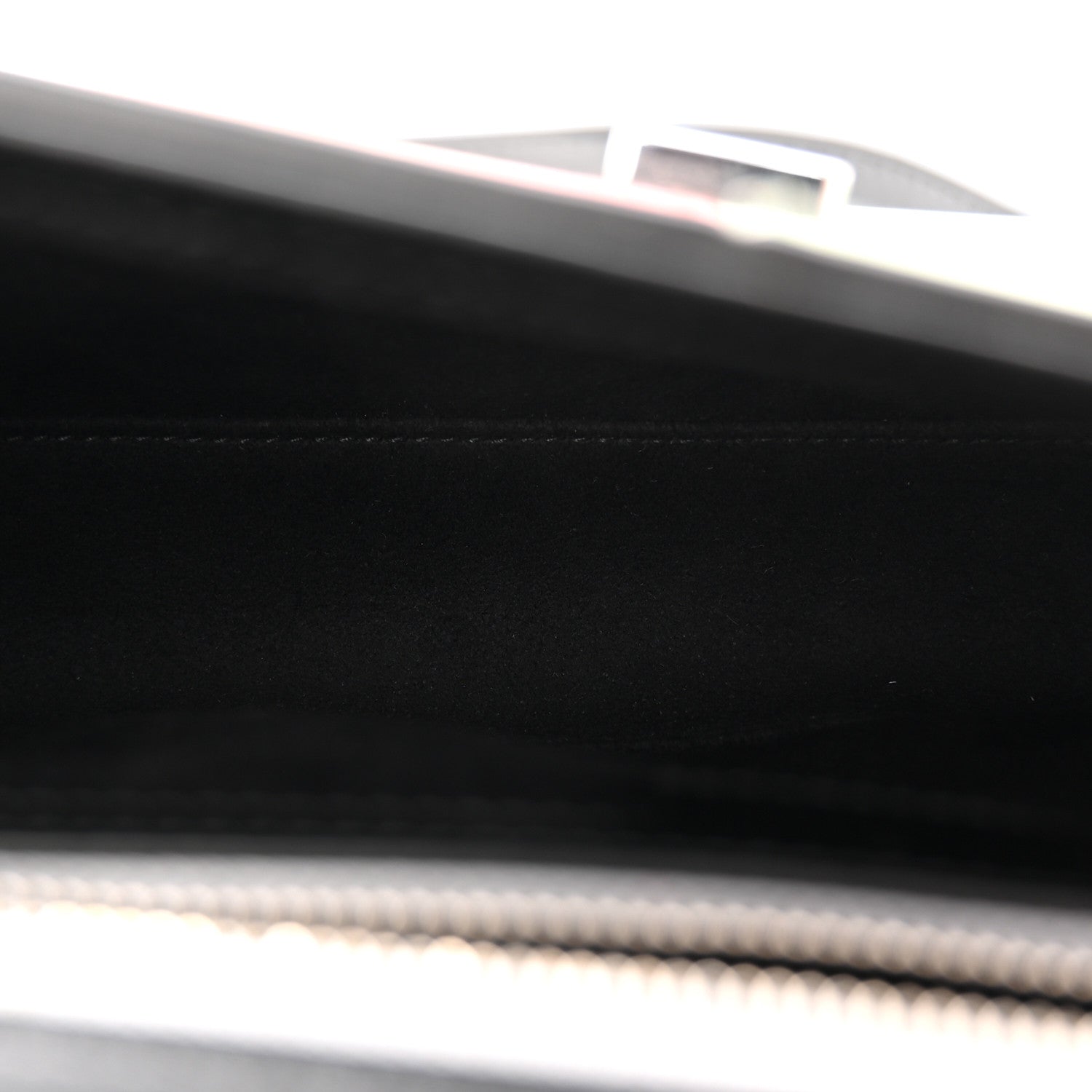 Senna Calfskin Petite GG Top Handle Shoulder Bag Mystic White Silver Multicolor