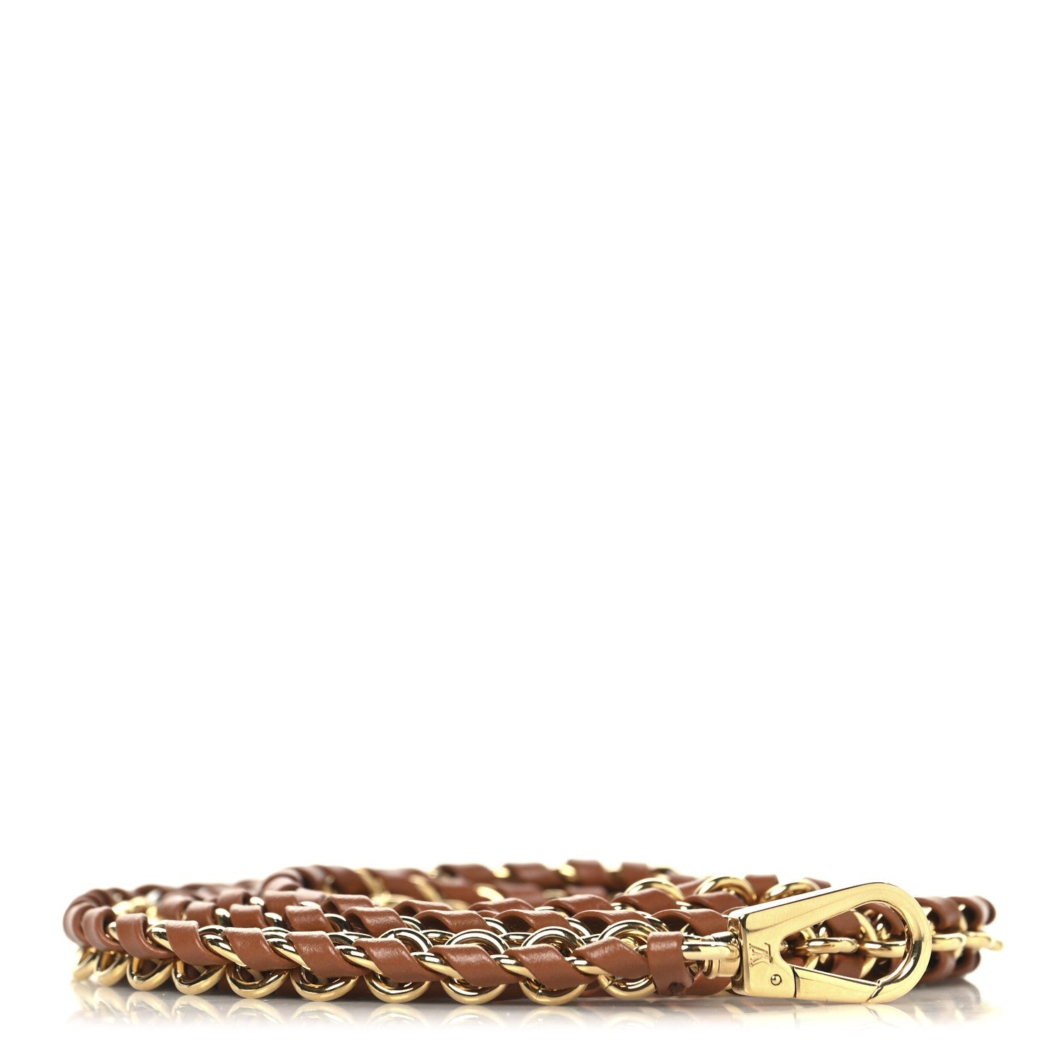 Calfskin Chain Crossbody Strap Magnolia