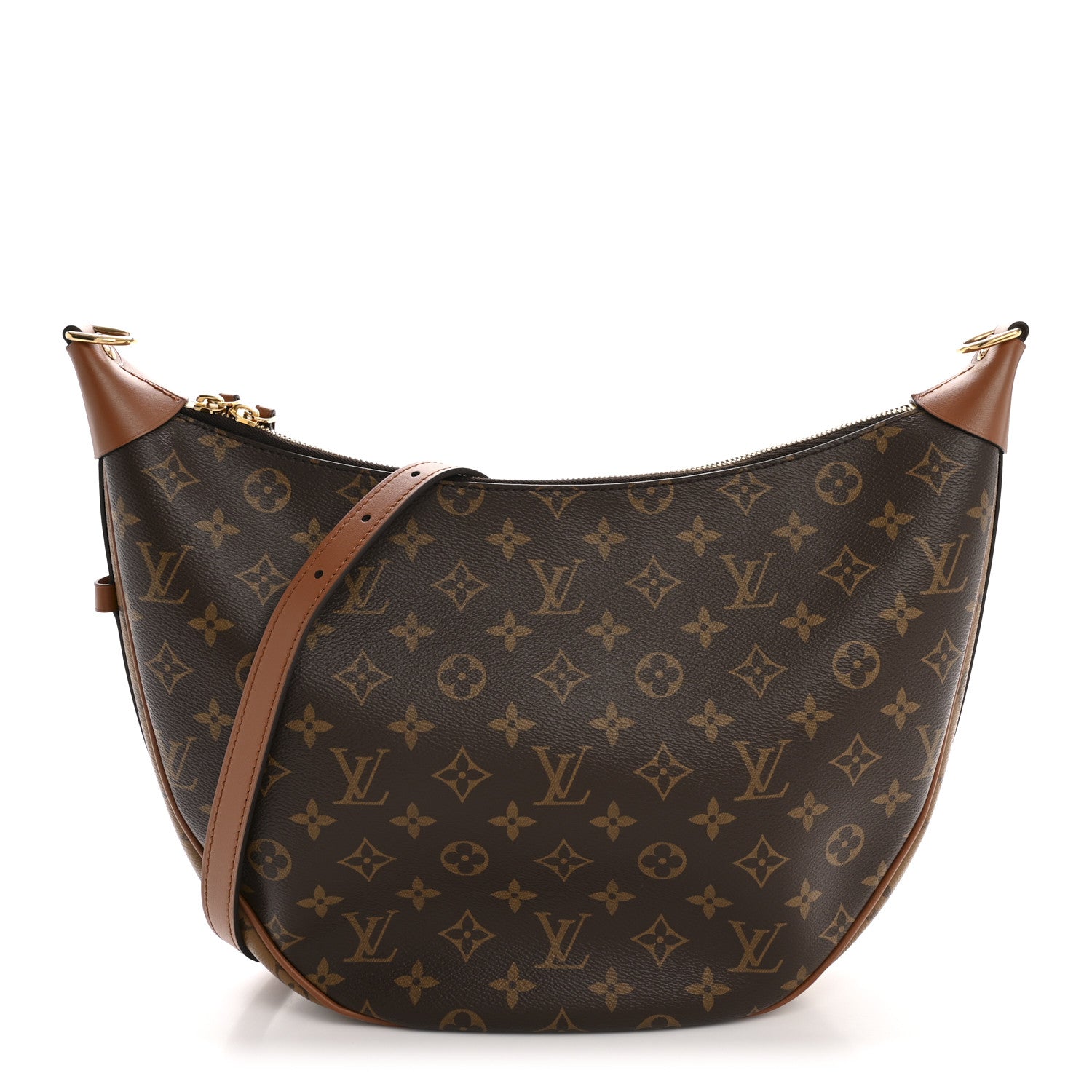 Reverse Monogram Loop Hobo
