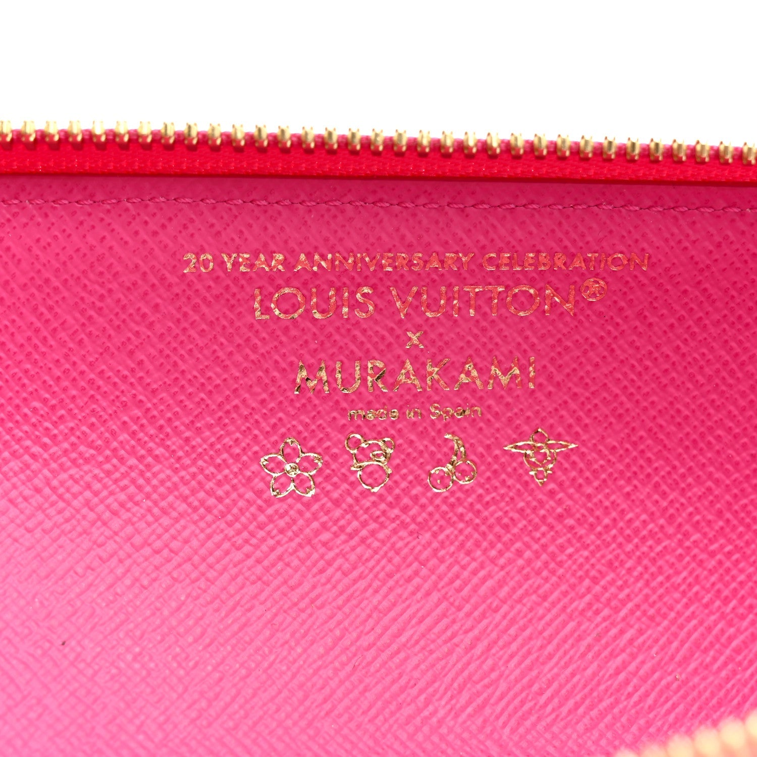 LV X TM Monogram Multicolor Charlotte Pencil Pouch Fuchsia