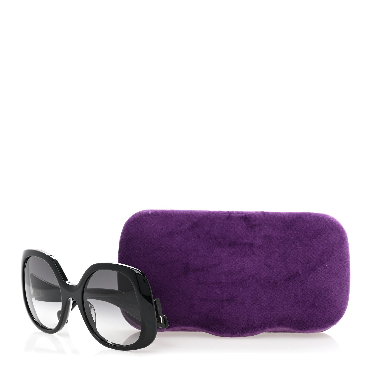 Acetate Square Frame Sunglasses GG1235S Black