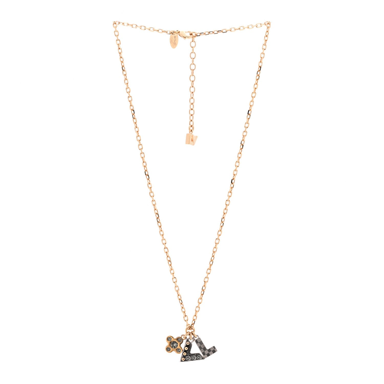 Love Letters Pendant Necklace Gold