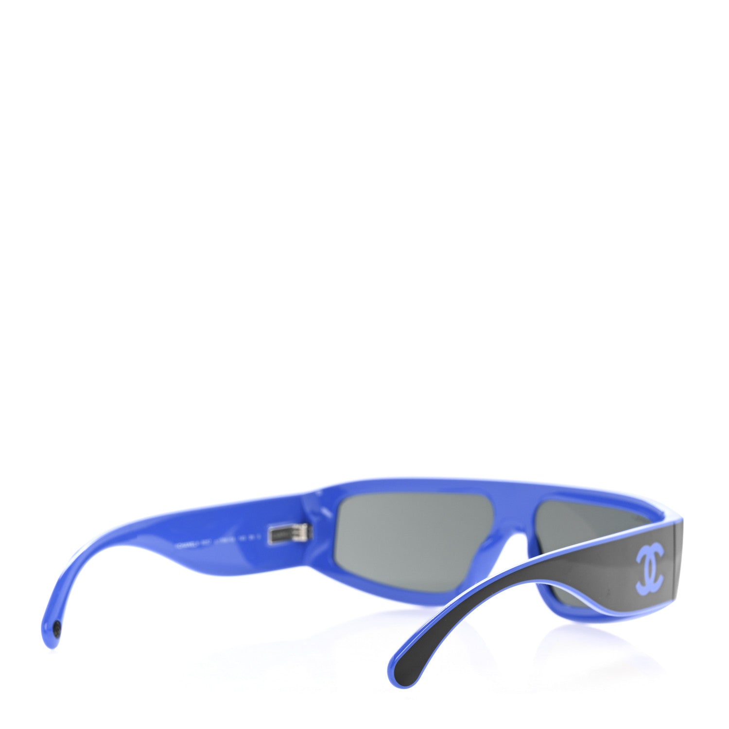 Acetate Cat Eye Sunglasses 6057 Black Blue
