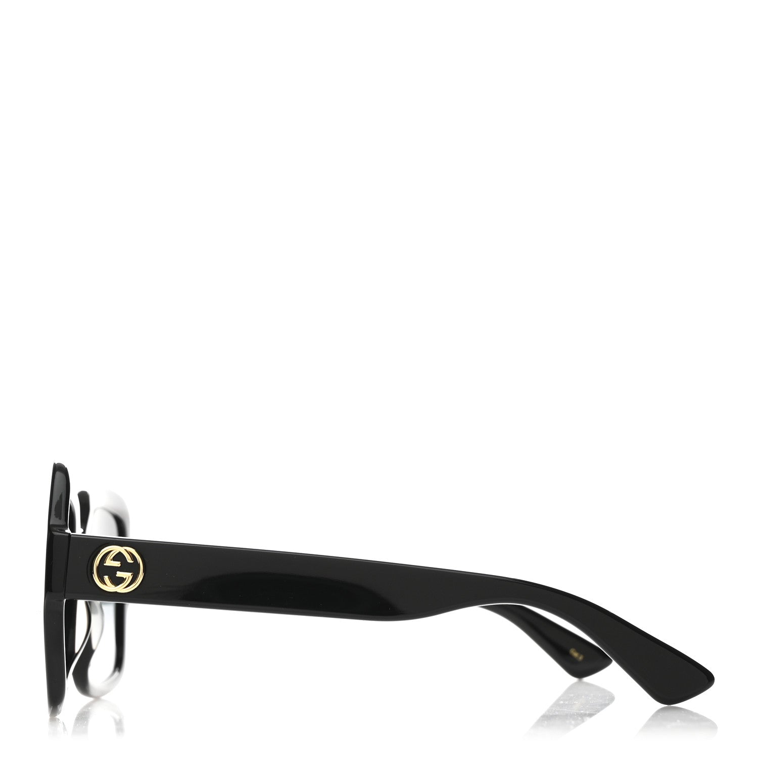 Acetate Square Frame Sunglasses GG0036S Black