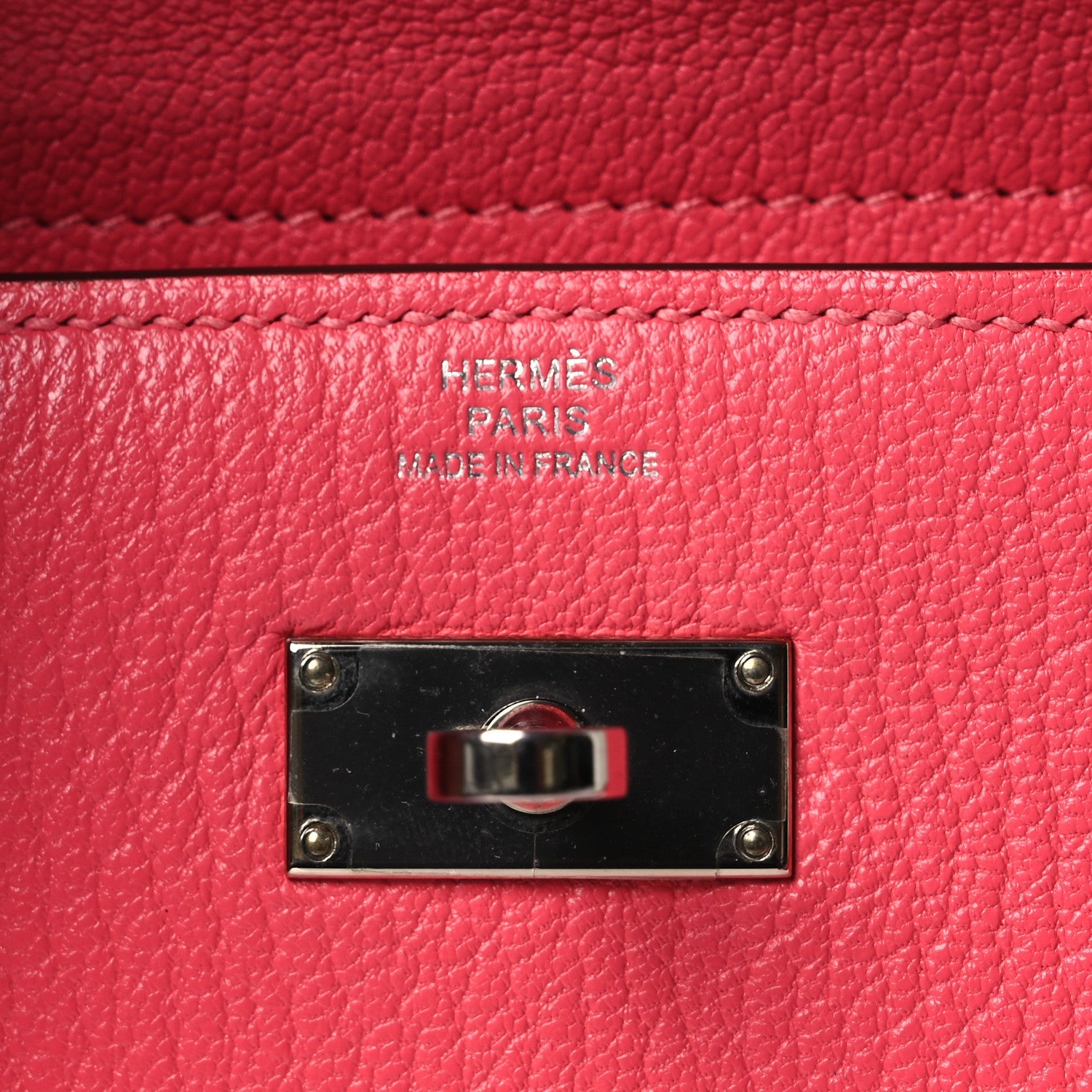 Chevre Mysore Medium Kelly Wallet Rose Azalee