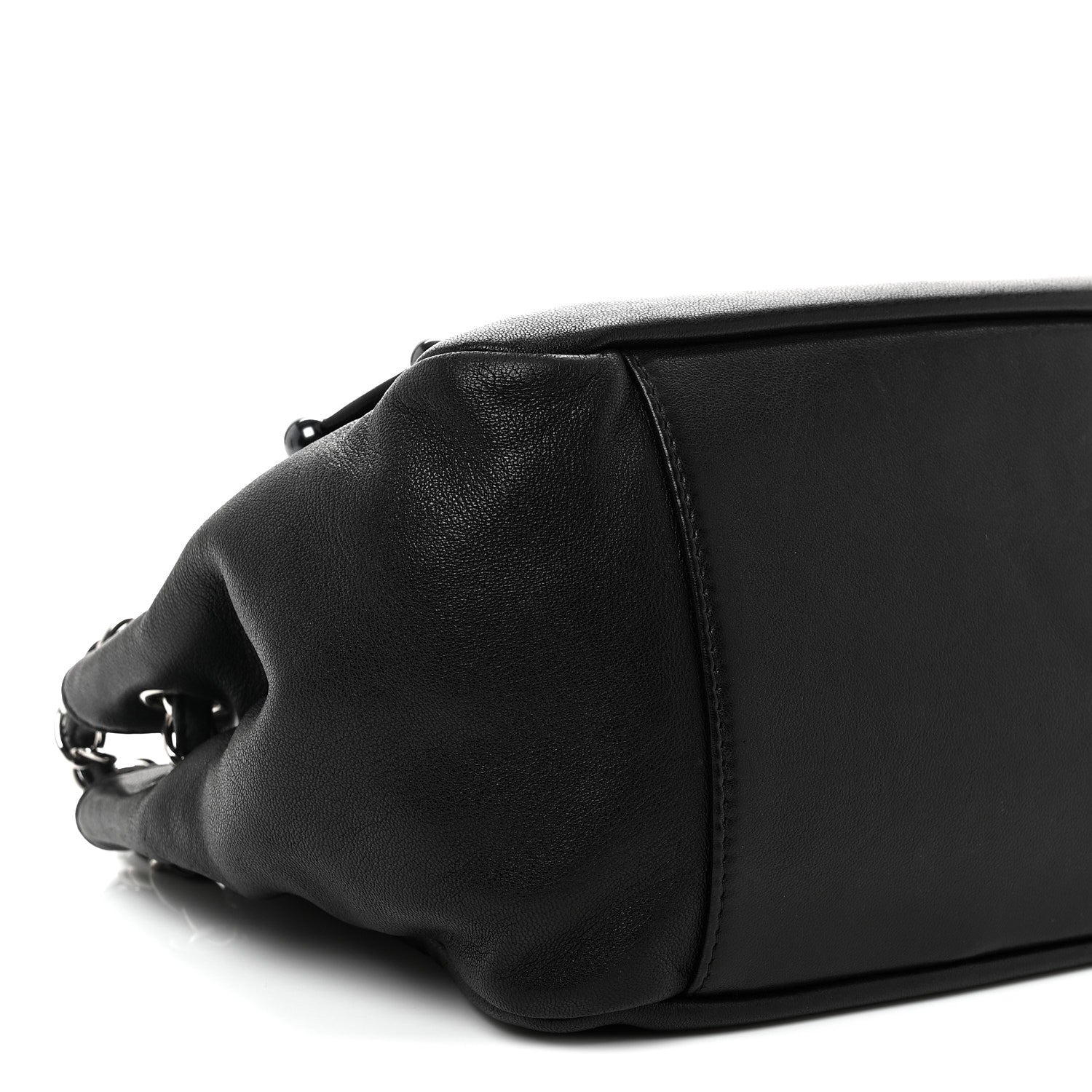 Lambskin Pearl Obsession Flap Black