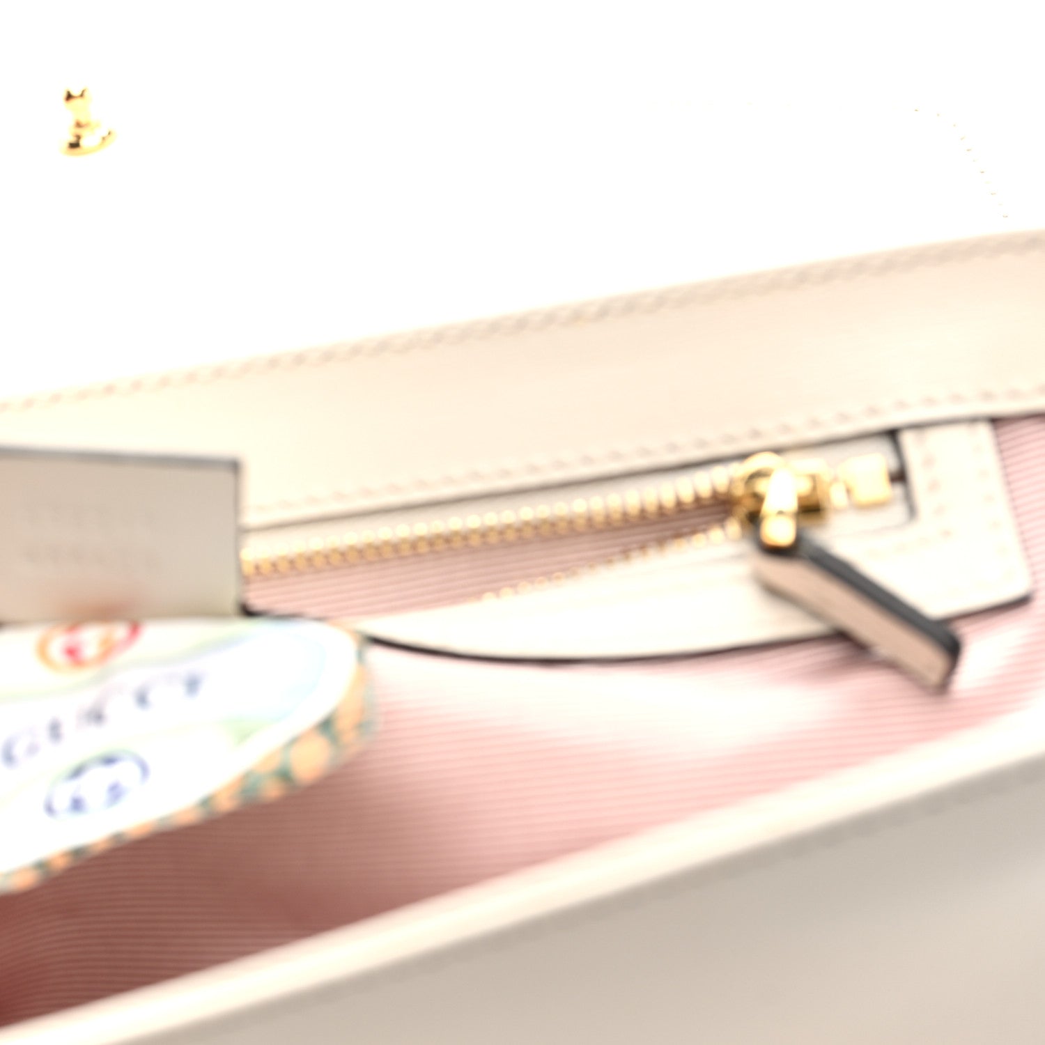 Vitello Palmellato Lux Crystal Medium Rajah Shoulder Bag Mystic White Multicolor