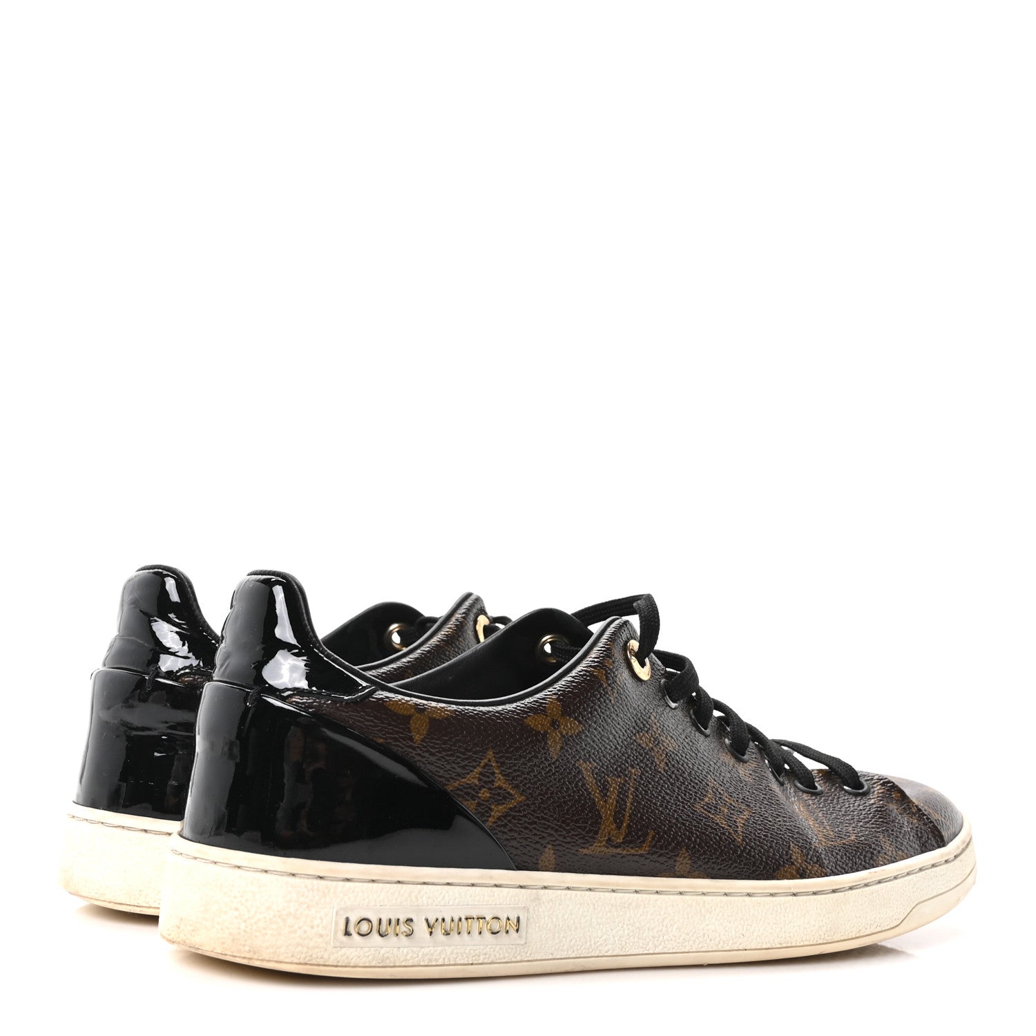 Patent Monogram Frontrow Sneakers 40