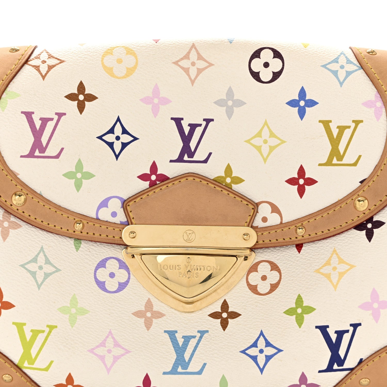 Monogram Multicolor Beverly MM White