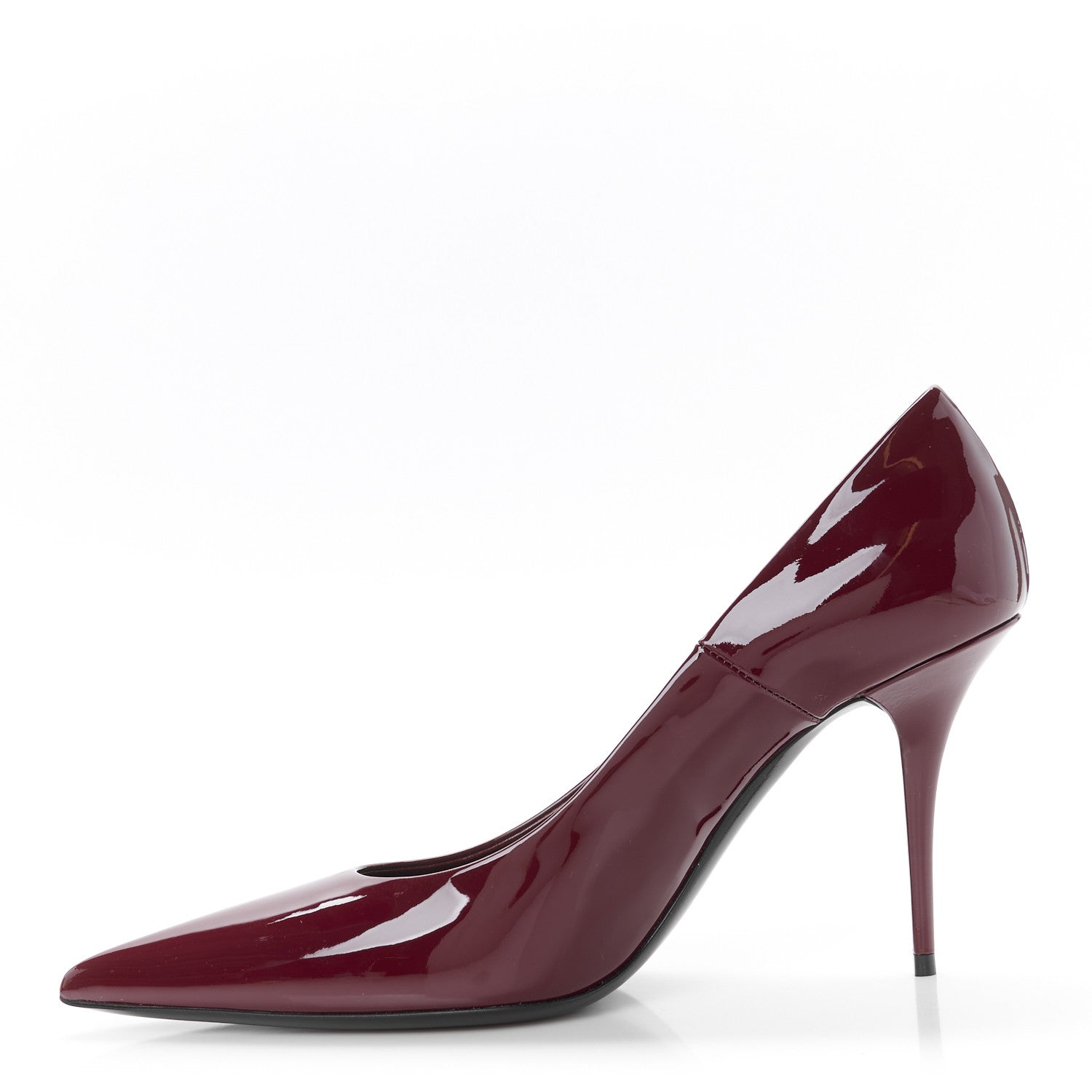 Vernice Seta Soft Norma 90 Pumps 38 Grenat