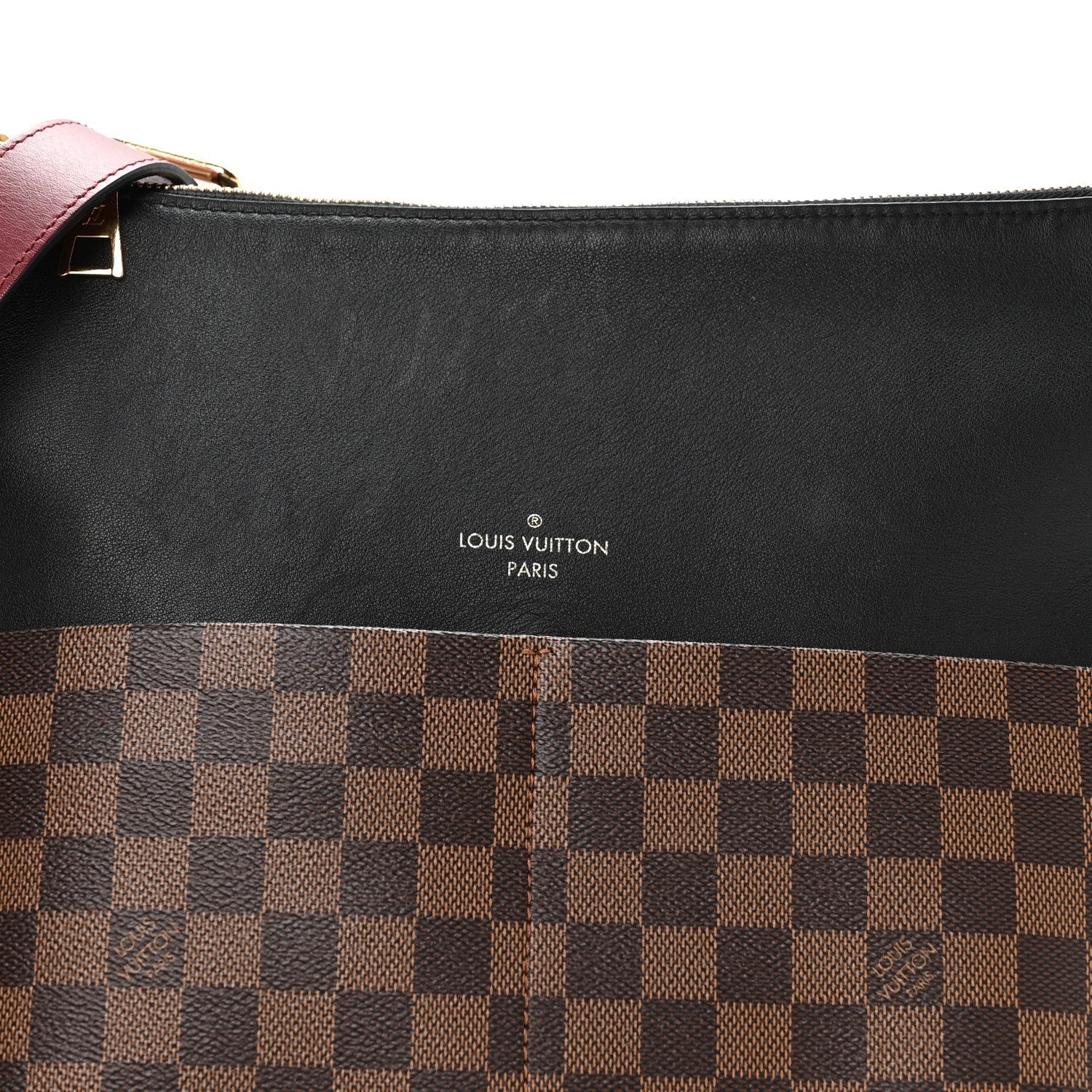 Damier Ebene Calfskin Maida Black