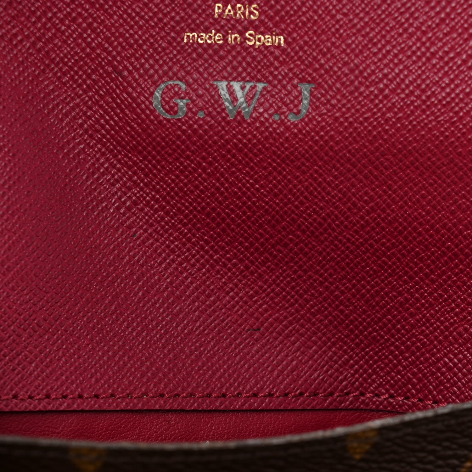 Monogram Emilie Wallet Fuchsia