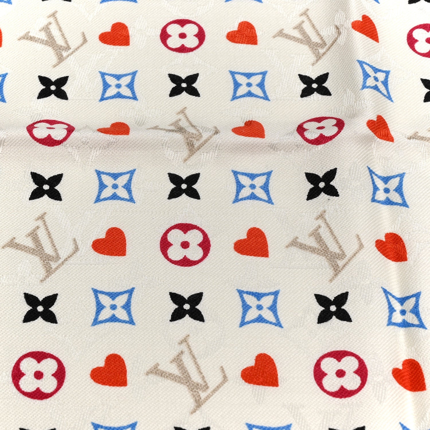 Silk Wool Game On Scarf Black White