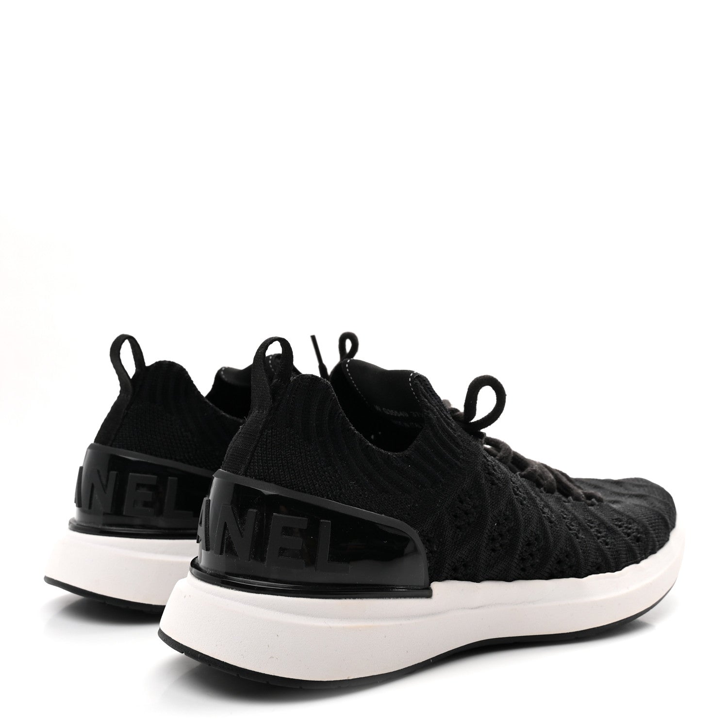 Fabric Logo Sneakers 37.5 Black
