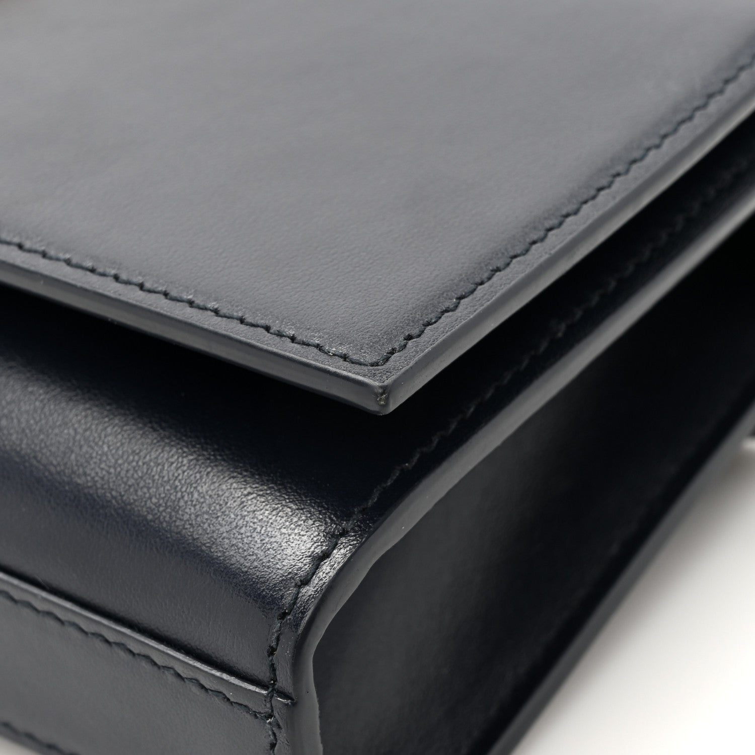 Smooth Calfskin Monogram Kate Belt Bag Deep Marine Black