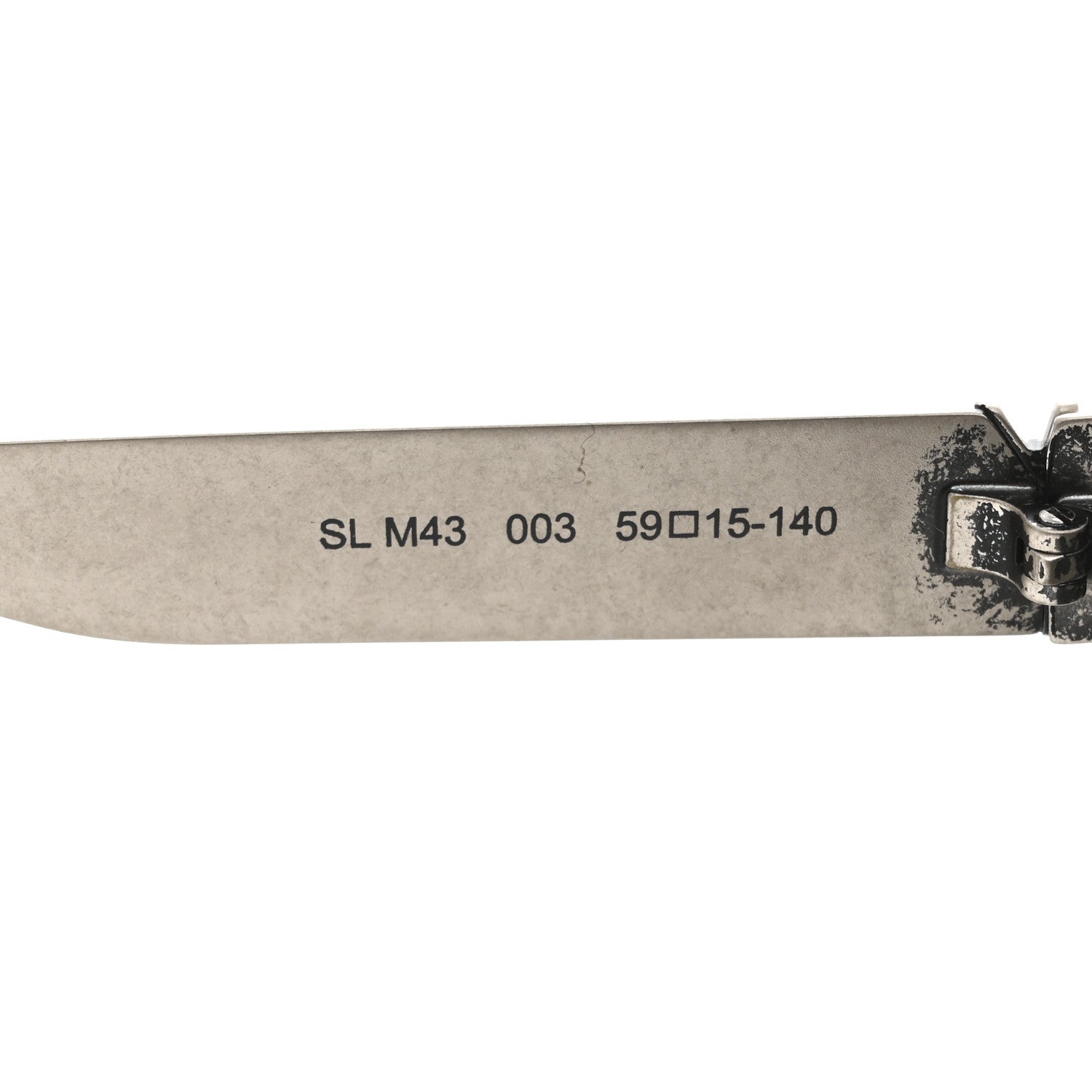 Aged Metal Cat Eye SLM43 Sunglasses Sliver