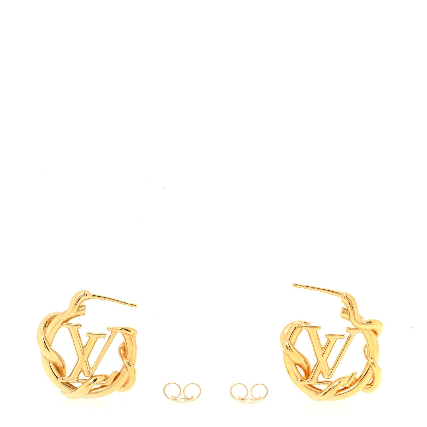 Garden Louise Hoop Earrings Gold
