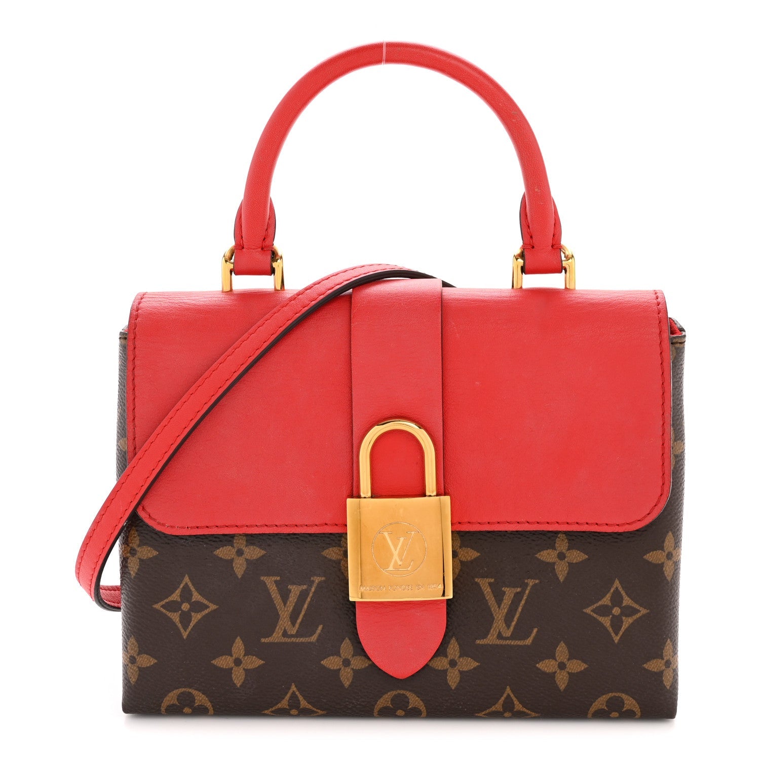 Monogram Locky BB Coquelicot