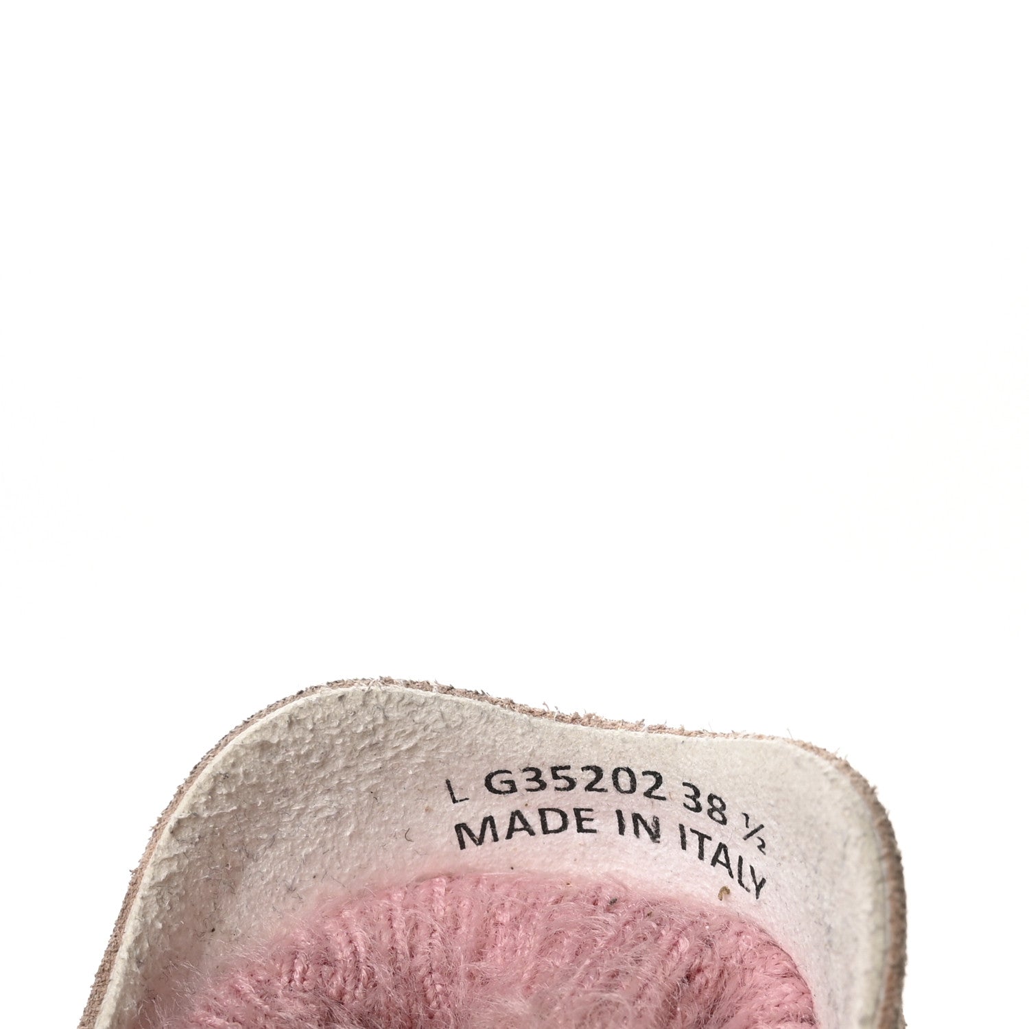 Suede Calfskin Stretch Fabric CC Sneakers 38.5 Pink