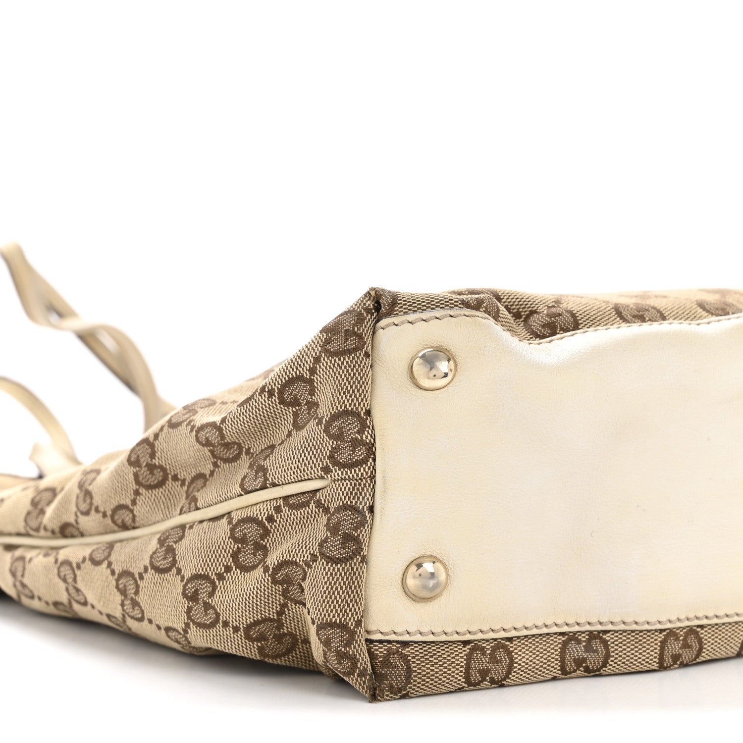 Monogram Medium New Britt Hobo Tote Off White