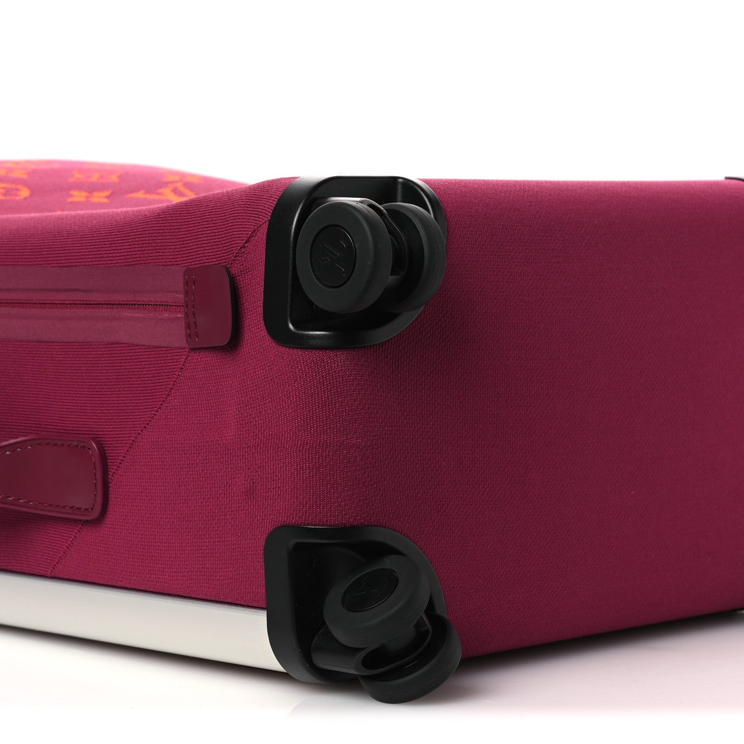 Knit Monogram Horizon Soft 55 Suitcase Fuchsia