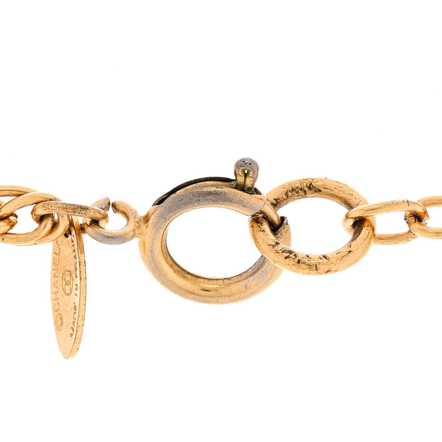 CC Pendant Necklace Gold