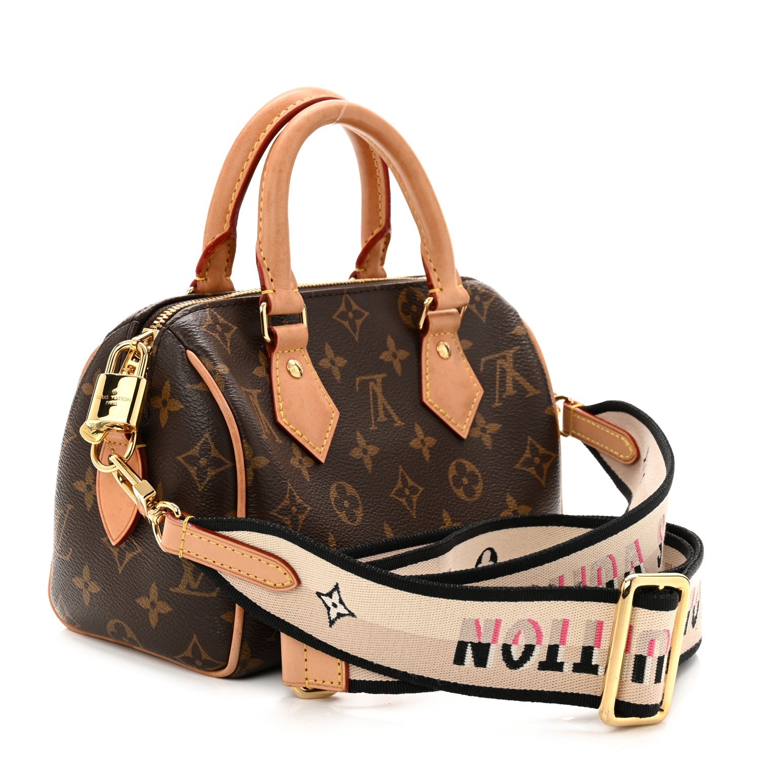 Monogram Speedy Bandouliere 20 Black