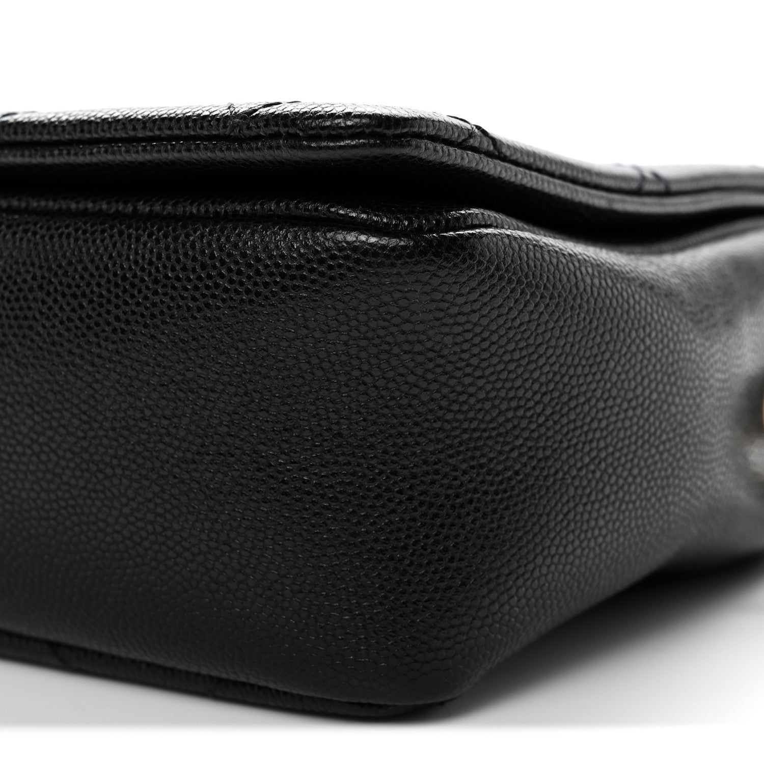 Caviar Quilted Small Fashion Therapy Flap Bag Black