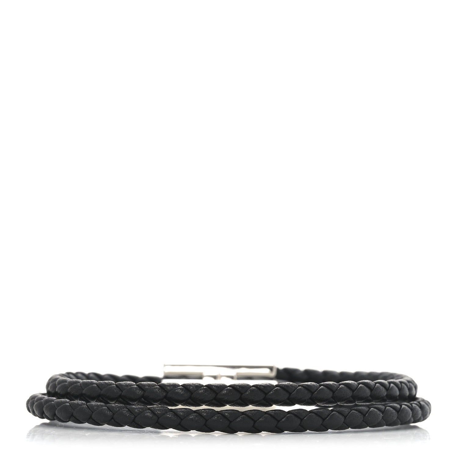 Swift Double Wrap Cord Tournis Tresse Bracelet  Black