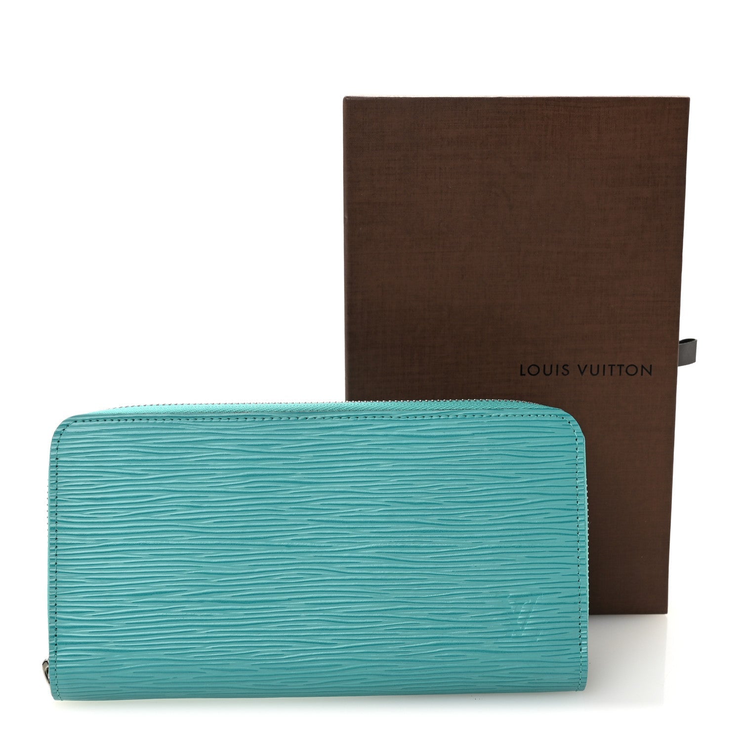Epi Zippy Wallet Turquoise