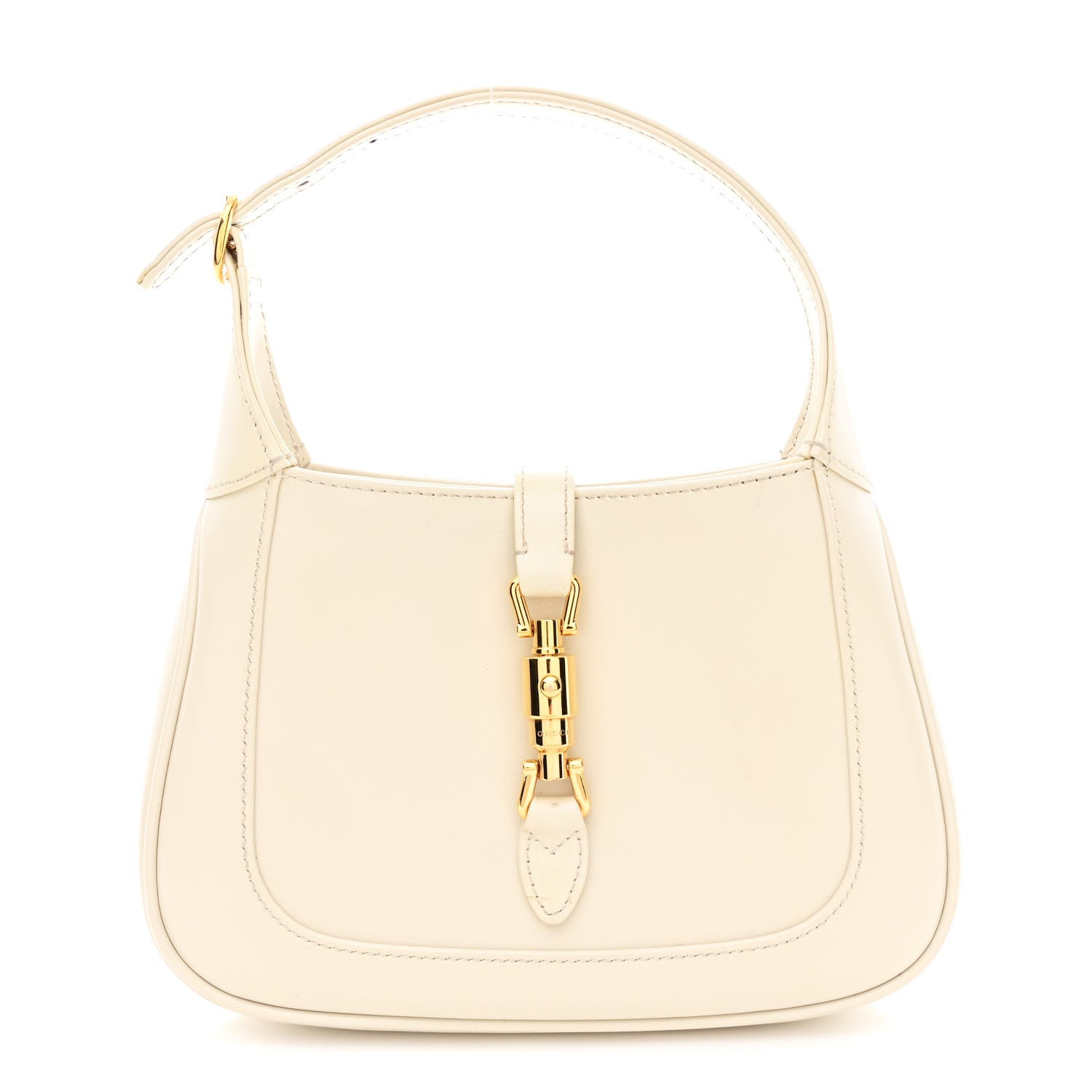 Boarded Dyana Lux Calfskin Mini Jackie 1961 Hobo Mystic White