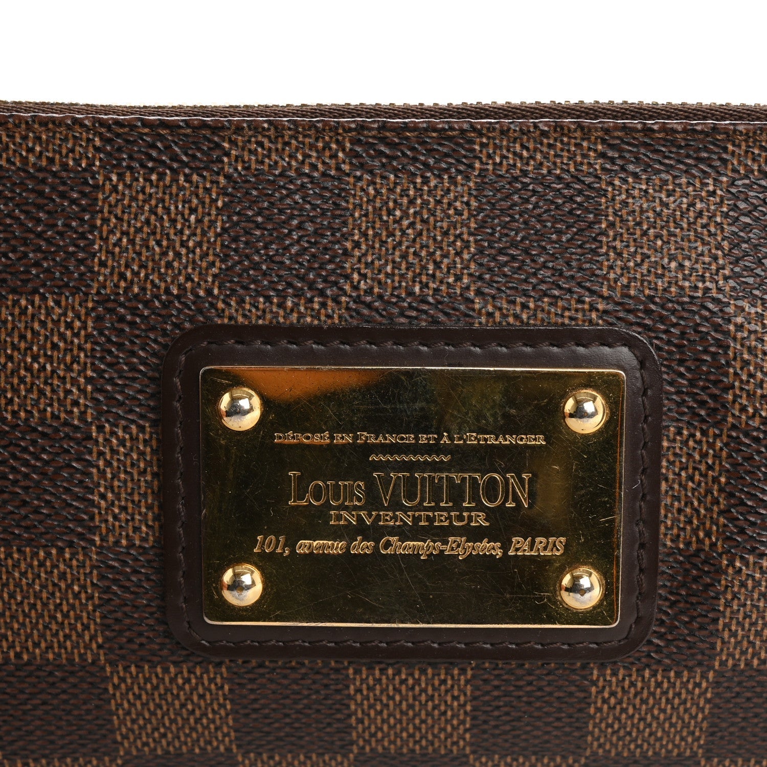 Damier Ebene Eva Clutch